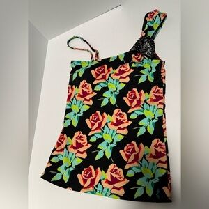 Lime Ricki tankini top size small